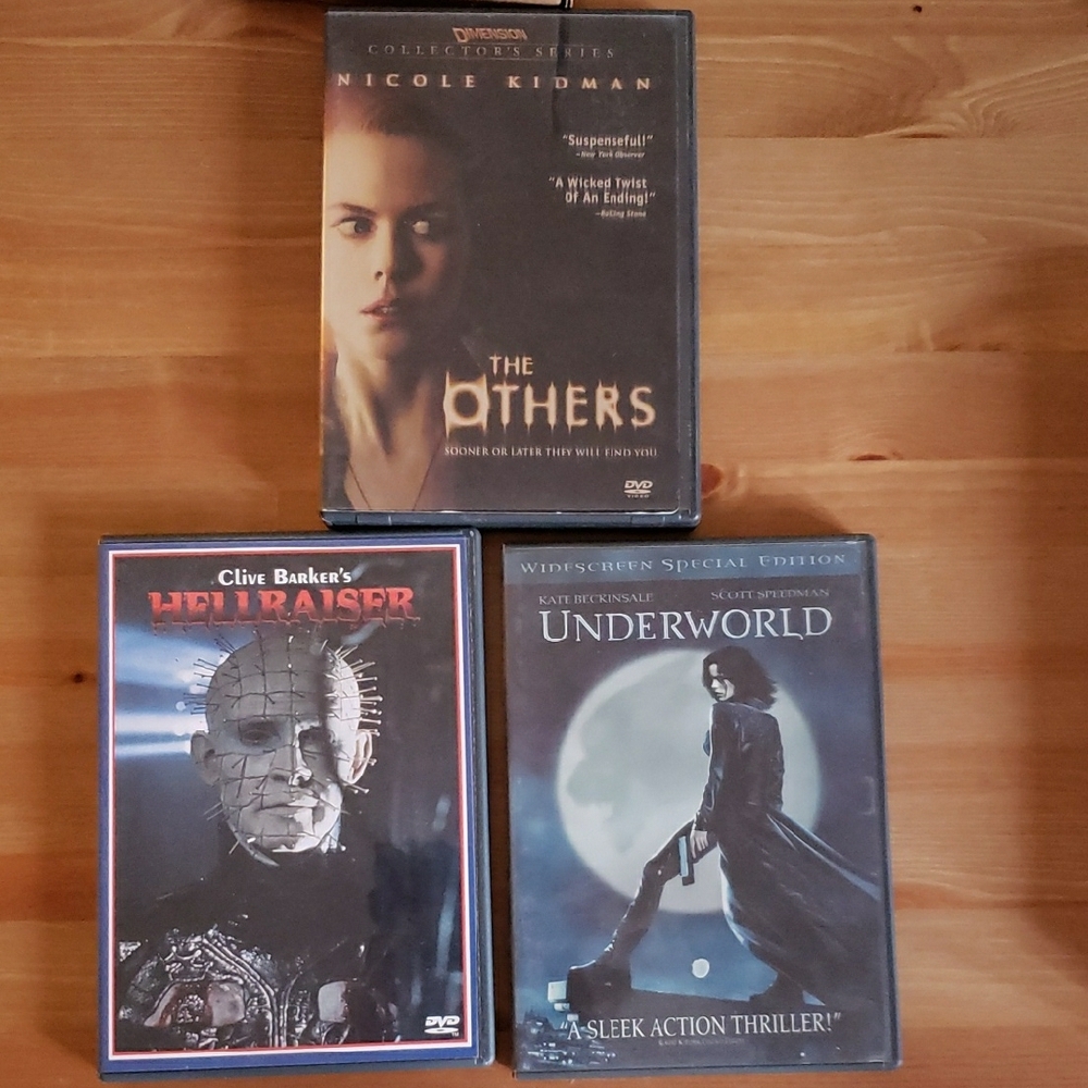 The Others, Hellraiser, and Underworld DVD Collection